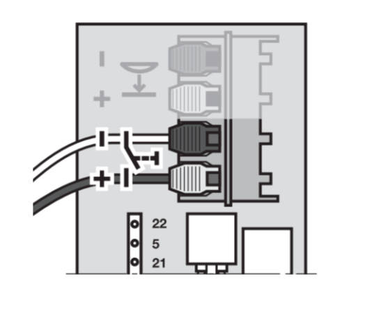 impulsinngang på portmotor