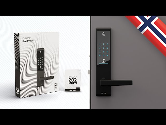 ID LOCK 202 MULTI ELEKTRONISK KODELÅS SØLV