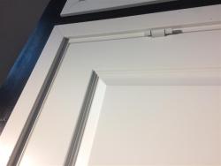 Karmlistsett hvit glatt 12x58 mm