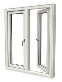 Nordan 2-rams fagvindu sidesving 121,8 x 112,8