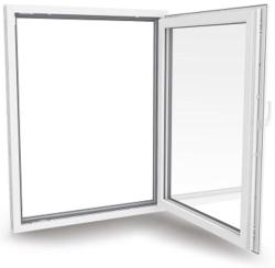 Aradas Hvit uPVC 110 x 80 høyre