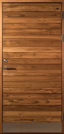 Bovalls ytterdør Långö liggende Teak panel
