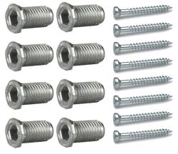 8 stk Adjufix Monteringshylser 28mm med skruer 6x65