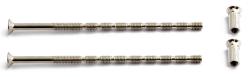 Kappbar vriderskrue krom 4x90 mm a 2 stk