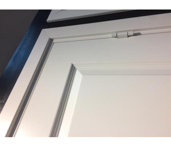 Karmlistsett hvit glatt 12x58 mm