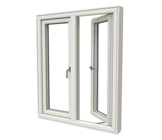 Nordan 2-rams fagvindu sidesving 133,8 x 118,8