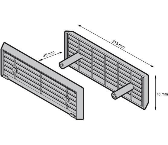 Hörmann ventilasjonsgitter 42 mm