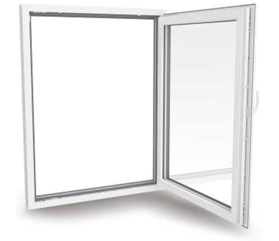 Aradas Hvit uPVC 110 x 80 høyre