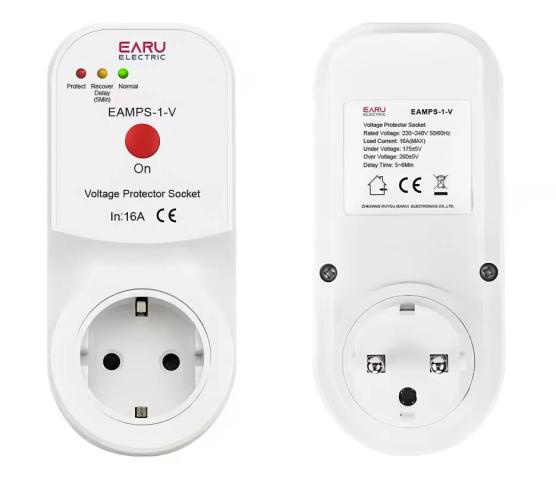 Overspenningsvern for garasjeportmotor