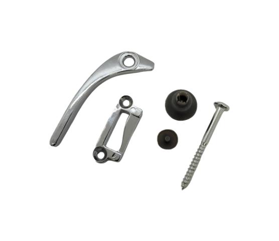 Forvrider Lill-vinduet 65 m/sluttstykke Blank krom