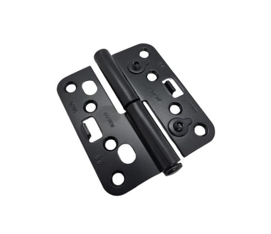 H-vinduet balkongdør hengsel sort høyre/venstre