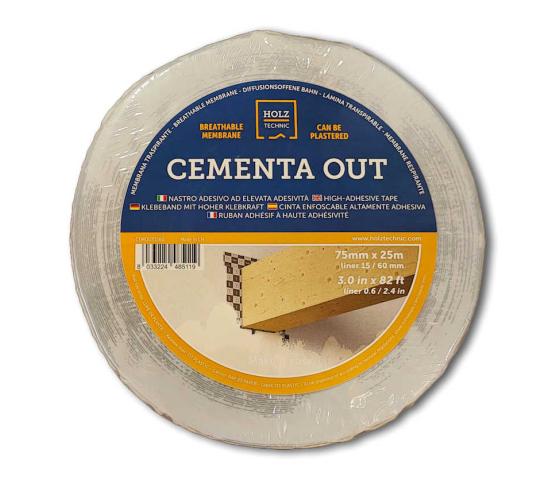 HOLZ TECHNIC Cementa Utvendig byggtape 75mm x 25m