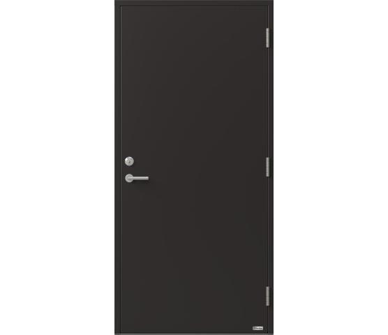 NorDan ytterdør Løven 801 90 x 210 dempet sort høyre