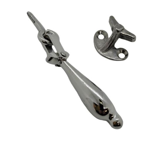 Vinduslukker Lill-vinduet 1324 m/sluttstykke Blank krom