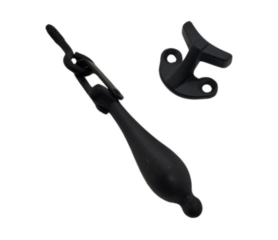 Vinduslukker Lill-vinduet 1324 m/sluttstykke Sort