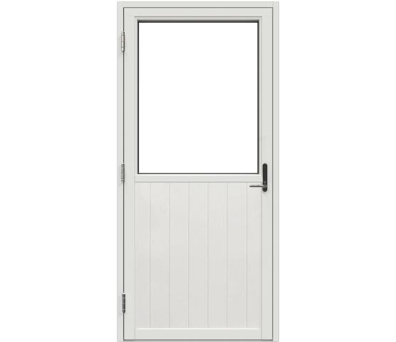 Nordan balkongdør hvit 3-lag brystning 100 cm
