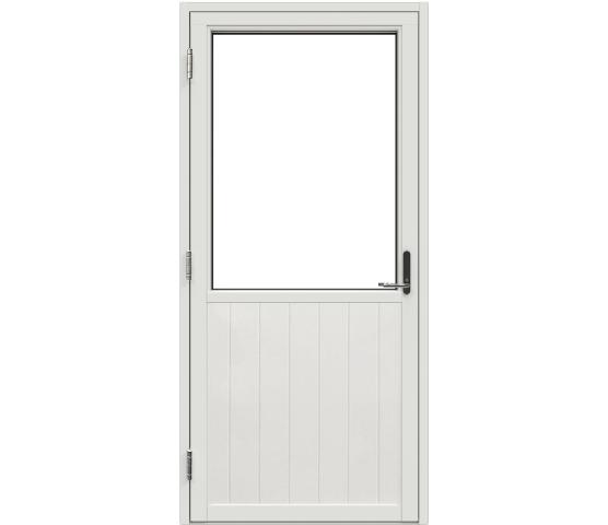 Nordan balkongdør hvit 3-lag brystning 90 cm