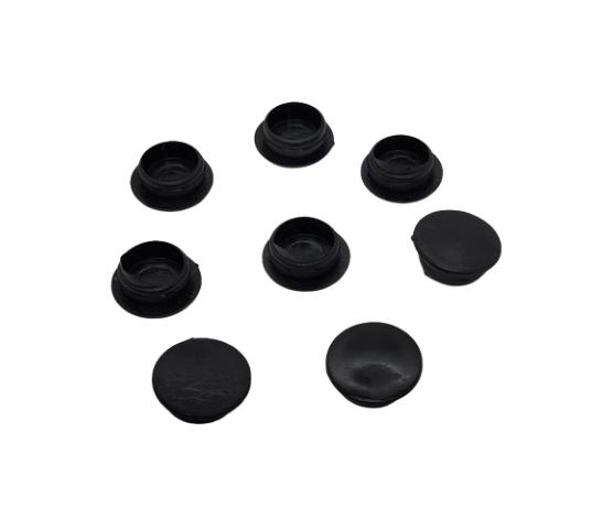 H-vinduet/dør plastpropper 14mm sort