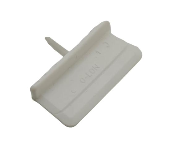 H-vinduet balkongdør 2-fløy Q-lon endekappe hvit