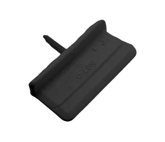 H-vinduet balkongdør 2-fløy Q-lon endekappe sort