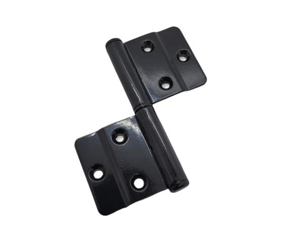 Hengsel sort til sidehengslet H-vinduet og lill-vinduet