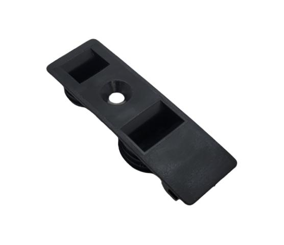 H-vinduet Sluttstykke Espagnolett 5600 S101 95 mm karm m/alu Sort