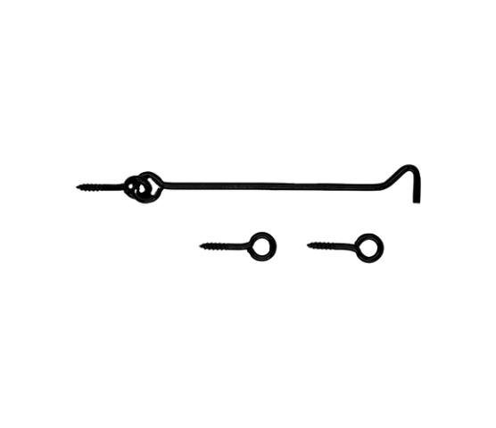 Stormkrok til topp og sidehengslet vindu 150 mm