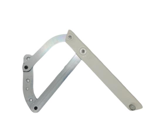 H-vinduet hengselbeslag Spilka S6 høyre hvit / sort / grå