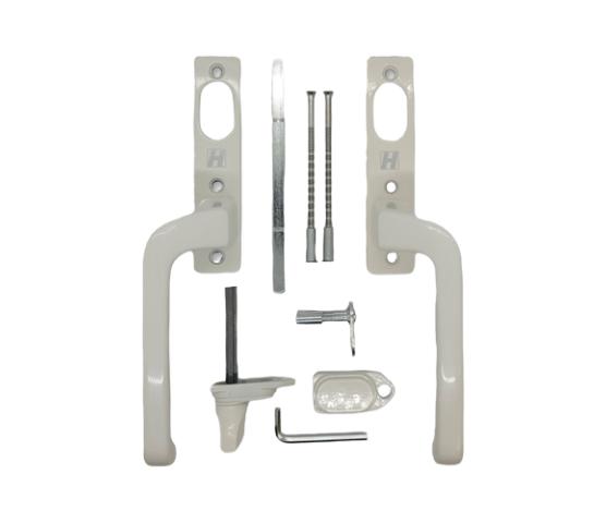 Vridersett H-vinduet balkongdør 76mm produsert etter 2023