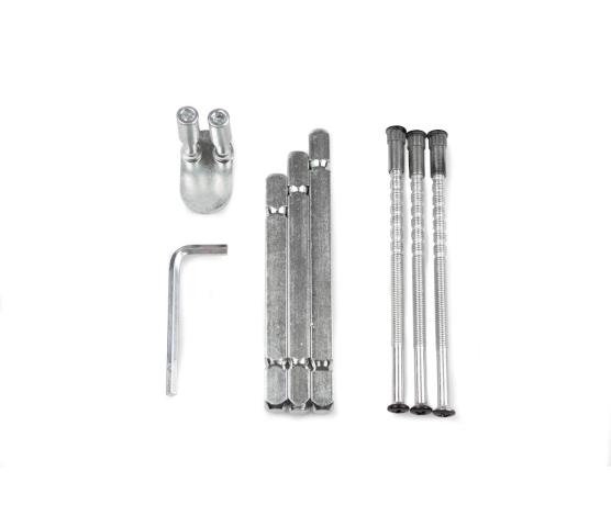 Dørhåndtak Balkongdør Copenhagen sort med langskilt