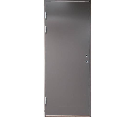 Swedoor Massivdørsett Ei30/40dB RAL 7022 90 x 210 venstre