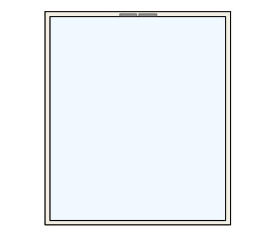 NorDan fastkarm hvit 2218mm x 2548mm