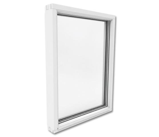 H-vinduet Fastkarm 180 x 130 X3M aluminiumskledd – partivare