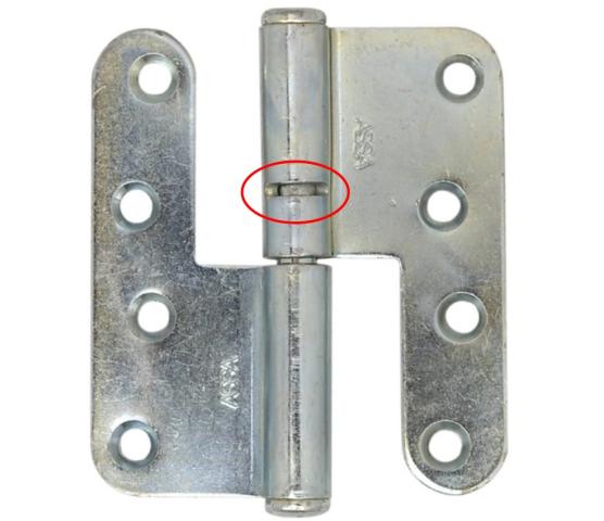 Justeringsbrikke/shims for dørhengsler