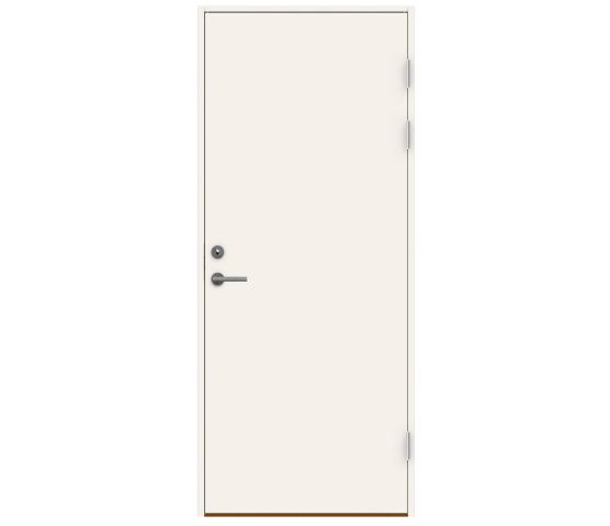 Swedoor Master massiv brann/lyddør EI30/35DB hvit inkl.karm