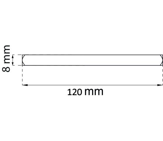 Habo vriderpinne stål 8 x 120 mm