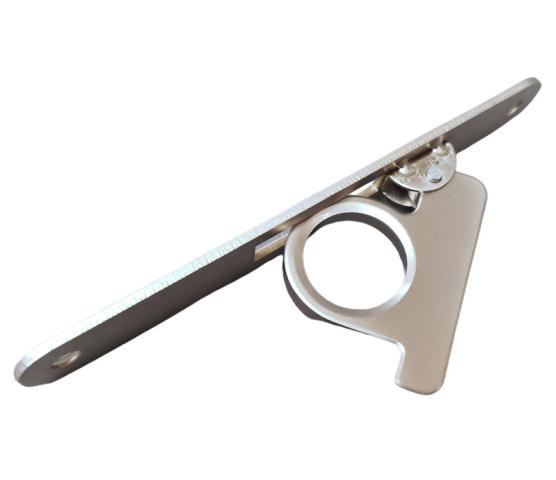 Skyvedørsring mattkrom for skyvedør