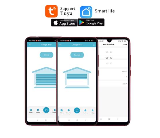 Wofea WIFI portåpnersystem med appstyring