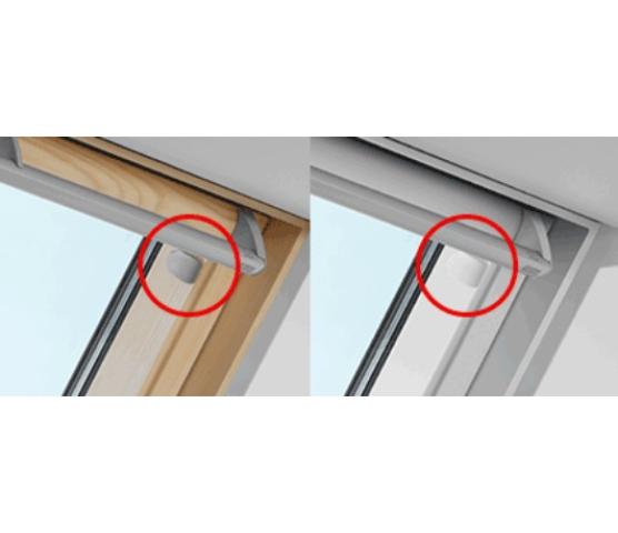 Monteringsbraketter Velux innv solskjerming